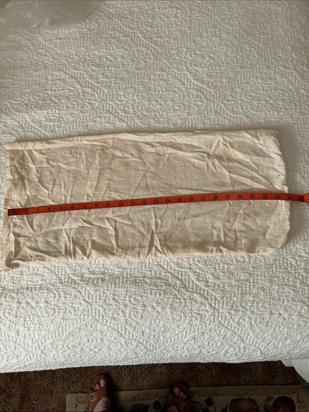 Vintage off white flour/sugar sack